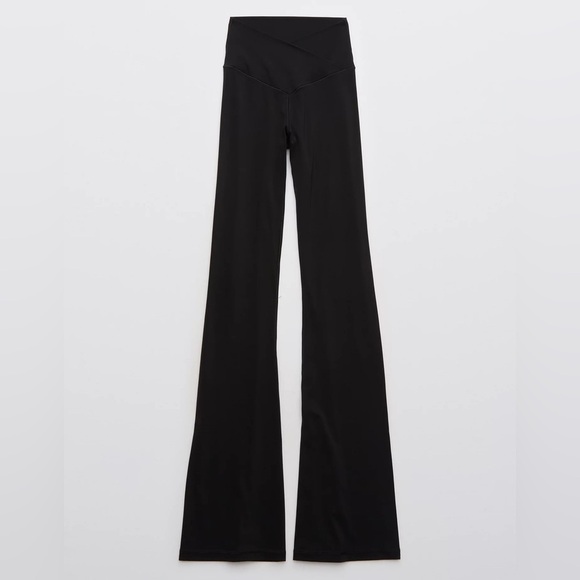 OFFLINE By Aerie Real Me High Waisted Crossover Super Flare Legging Small - Picture 7 of 13